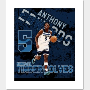 Anthony edwards // Minnesota Timberwolves Posters and Art